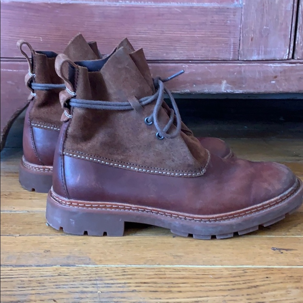 Clark’s-Leather-suede boots